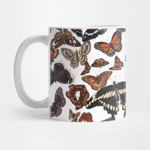 Butterflies of Maine Pattern by JadaFitch